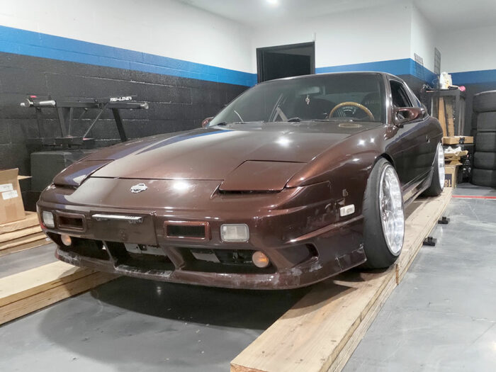 S13 180sx Front Angle with SSR Minerva