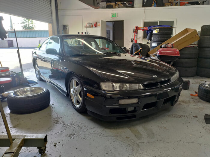 Jaden's S14 with Stock 240sx SE Wheels