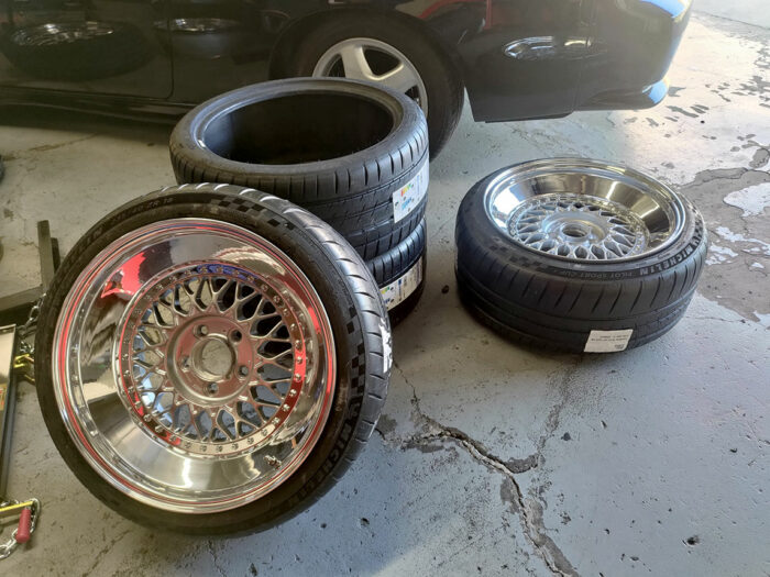 Michelins and BBS Set